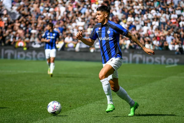 Inter Joaquin Correa Porträtt Aktion Italiensk Fotboll Serie Match Udinese — Stockfoto