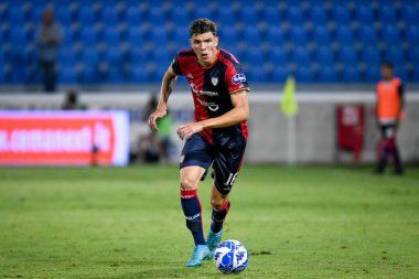 Cagliari 'nin Fanco Carboni portresi İtalya' nın Ferrara kentindeki Paolo Mazza stadyumunda oynanan SPAL vs Cagliari Calcio maçında 27 Ağustos 2022 - Fotoğraf: Ettore Griffon