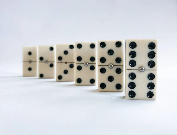 Jogo Clássico Domino Strategy — Fotografia de Stock