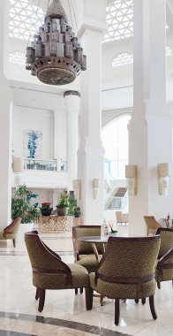 Sharm el Sheikh, Egypt - 01.16.2022 Albatros Palace resort hotel, summer vacation