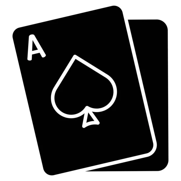 Gamble Card Came Vector Illustration — Stock Vector