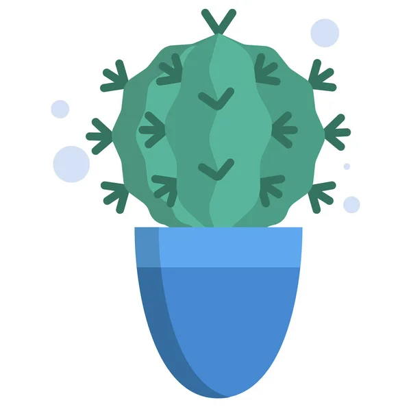 Icône Cactus Illustration Vectorielle — Image vectorielle