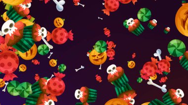 Cadılar Bayramı renkli unsurları