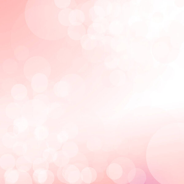 Боке на розовом фоне. Абстрактный фон