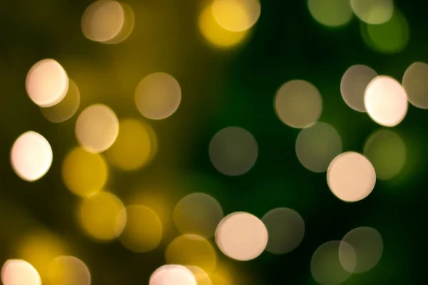 Bokeh Spring Background Defocused Bright Lights Yellow Green Background — стокове фото