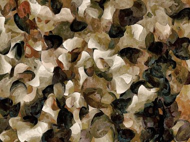 Renkli boya lekelerinin soyut psikedelik arka plan dokusu farklı boyutlarda ve şekillerde