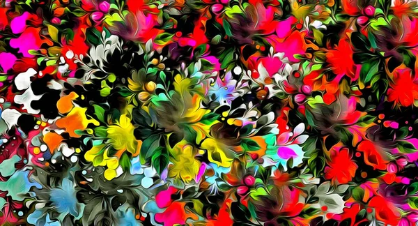 Textura Fundo Floral Abstrato Textura Cores Adesivos Diferentes Tamanhos — Fotografia de Stock