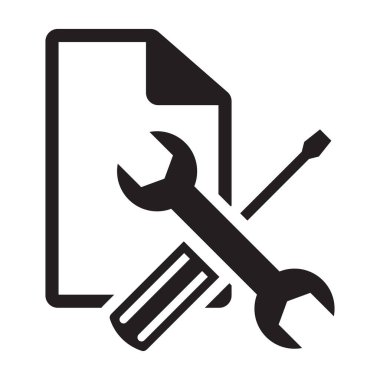 Müşteri hizmetleri kavramı ve standart soruları çözmek için destek rehberleri. Beyaz arkaplanda basit simge izole edildi