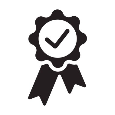 Beyaz arkaplanda basit bir şekilde yüksek kalite ve standart işaret simgesi