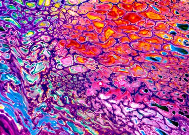 Çağdaş sanat sıvısı boyaları. Akışkan sanat tekniğinde el yapımı özel bir arka plan. Akrilik resim. Benzersiz duvar kağıtları, poster, afiş, kartvizit, ambalaj, kapak tasarımı.