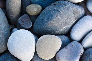 Soyut yuvarlak çakıl taşları deniz dokusu arka planı. * Kaybettin *