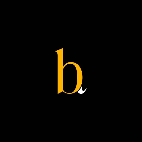 Písmeno Nebo Logo Design Liniovou Grafikou Pro Ilustraci — Stockový vektor