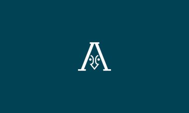 Kartal yüzlü A harfi logo tasarımı