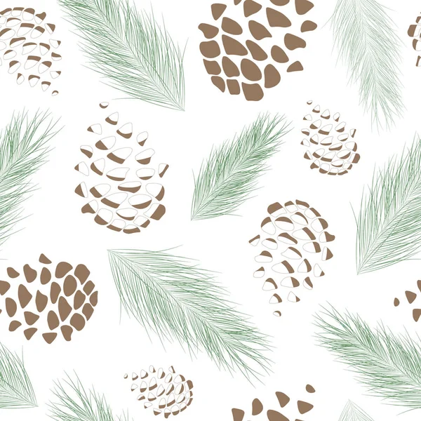 Külahlı desenli çam dalları, pürüzsüz resim.