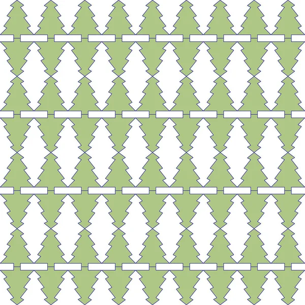 Pattern seamless illustration of Christmas trees. Background for wrappers, postcards. — Stock Vector