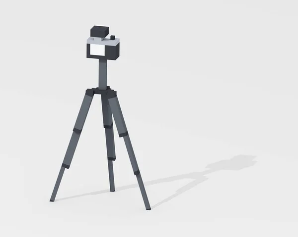 Kamera Digital Seni Digital Kamera Mirrorless Dengan Senter Dan Logam — Stok Foto