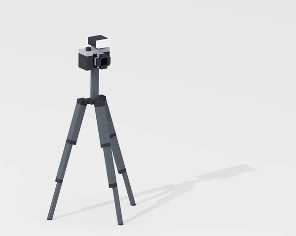 Digitalkamera Eine Digitale Kunst Der Spiegellosen Kamera Mit Taschenlampe Und — Stockfoto