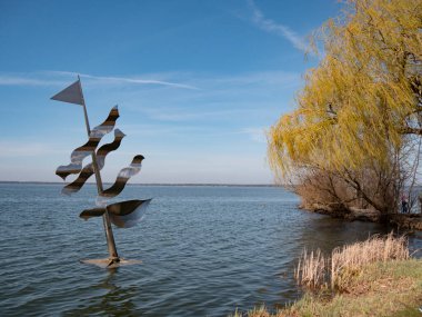 Steinhuder Meer, Almanya, Aşağı Saksonya sahilindeki soyut sanat