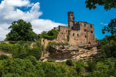 Medieval, Romanesque castle ruin Hardenberg in Noerten Hardenberg, Germany. High quality photo