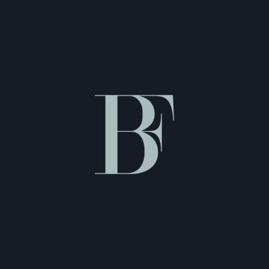 Başlangıç BF büyük harf simgesi logosu