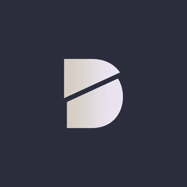 Inledande Bokstav Logotyp Med Creative Modern Business Typografi Vector Mall — Stock vektor