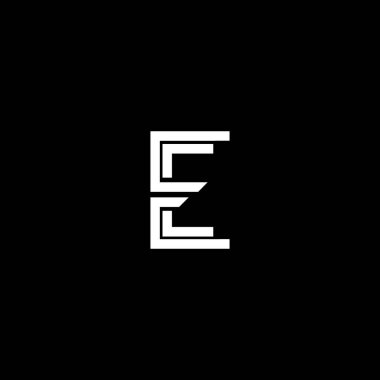 Yaratıcı Modern Business Typography Vector Şablonu ile E harfinin ilk logosu. Yaratıcı Soyut Harf K Simgesi Logo Tasarımı