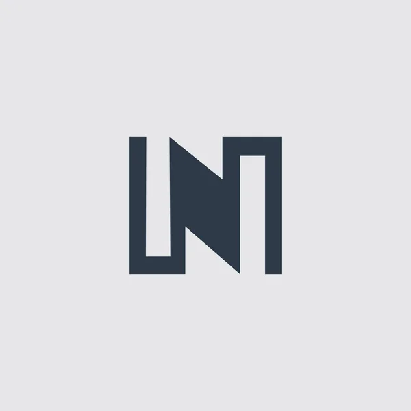 Kreativ Innovativ Initial Logotyp Brev Minimal Lyx Monogram Professionell Design — Stock vektor