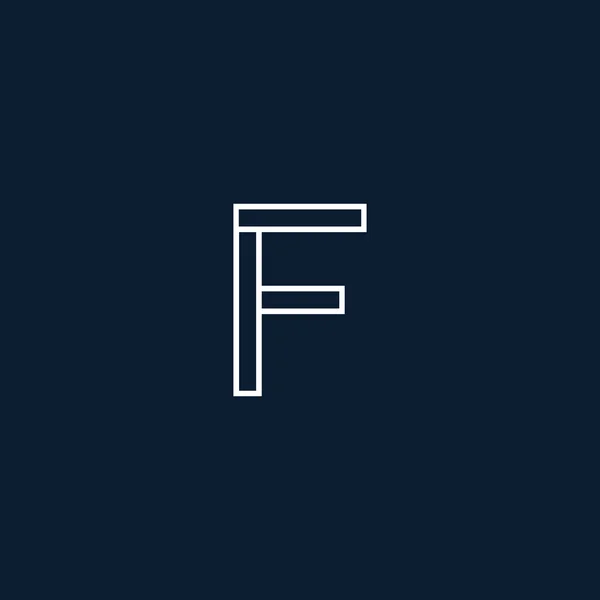 Litera Logo Szablon Projektu Ikony Identyfikacja Wektora Abstrakcyjnego Technologii — Wektor stockowy