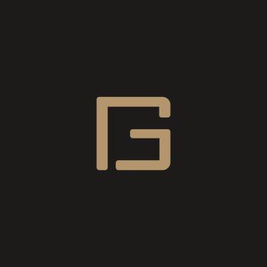 G vektör çizgisi logo tasarımı. Yaratıcı minimalizm logosu simgesi.
