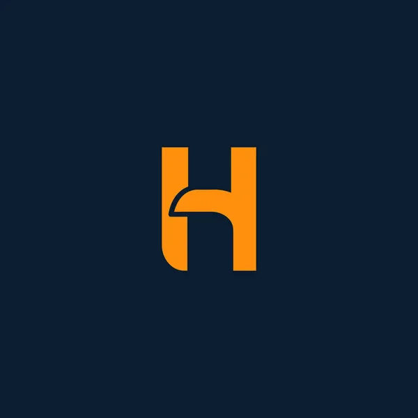 文字Hロゴアイコンデザインテンプレート要素 プレミアムデザインロゴ付き文字 Professional Logotype Company Branding — ストックベクタ