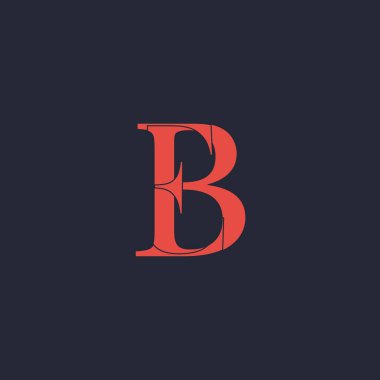 Profesyonel Yenilikçi Başlangıç BE logosu ve BE logosu. Asgari Zarif Monogram Harfi. Premium Business Artistic Alfabe sembolü ve imzası