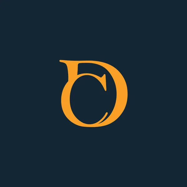 Инновационный Логотип Логотип Буква Минимум Элегантной Монограммы Символ Знак Премиального — стоковый вектор