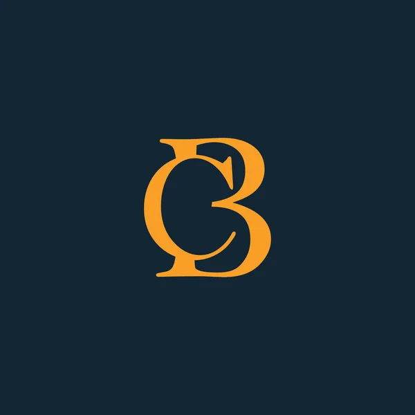 Логотип Логотип Письмо Минимум Элегантной Монограммы Символ Знак Премиального Бизнес — стоковый вектор