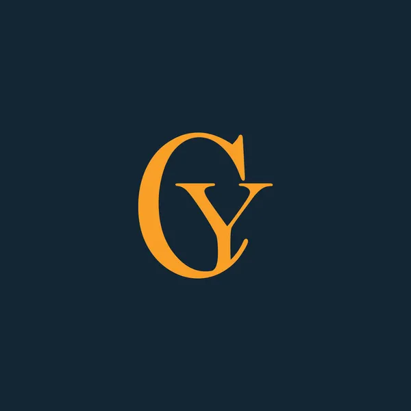Profesionální Inovativní Počáteční Logo Logo Letter Minimální Elegantní Monogram Premium — Stockový vektor