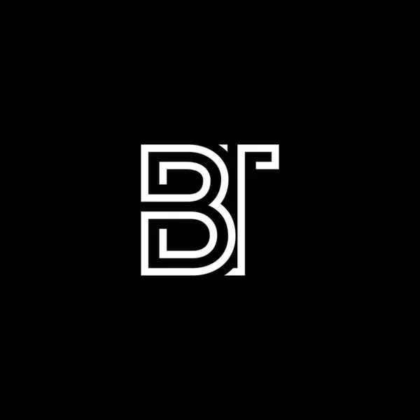 Lettera Creativa Logo Elementi Design Lettera Semplice Lettera Logo Business — Vettoriale Stock