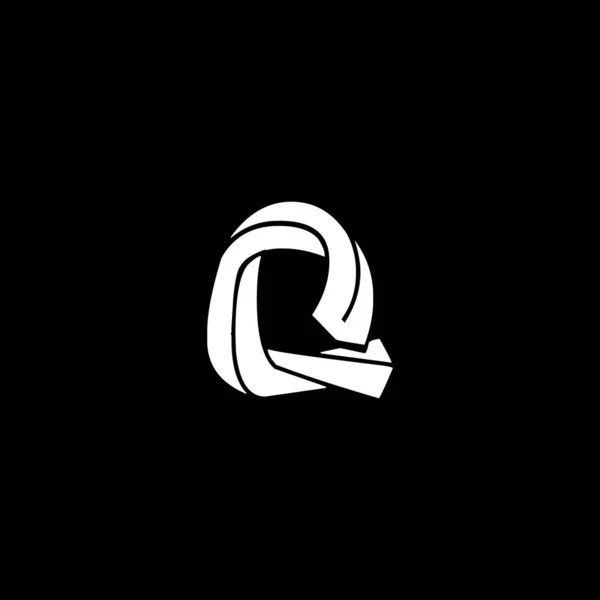 创意创新初始Q标志 Q字极小奢侈字母表 专业初步设计 高级业务字体 字母符号和符号 — 图库矢量图片