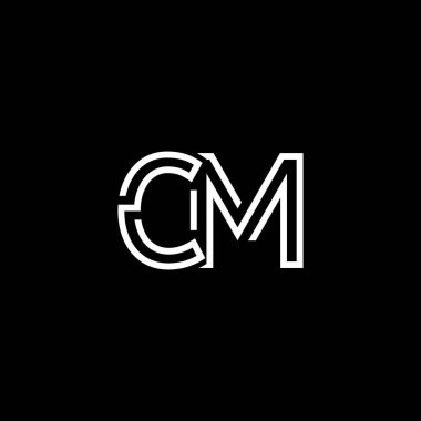 Profesyonel Yenilikçi Baş CM logosu ve CM logosu. Harf CM Minimum Zarif Monogram. Premium Business Artistic Alfabe sembolü ve imzası