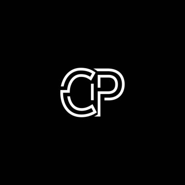 Profesyonel Yenilikçi CP logosu ve CP logosu. Harf CP Minimum Zarif Monogram. Premium Business Artistic Alfabe sembolü ve imzası