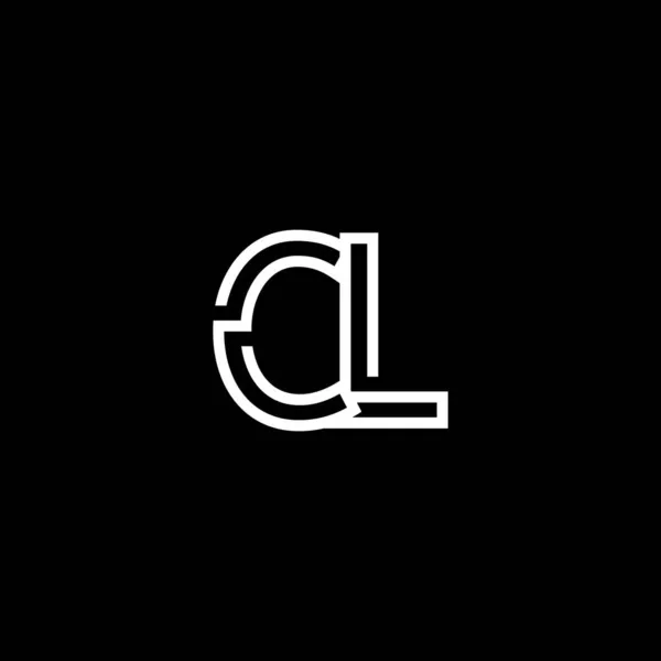 Инновационный Логотип Логотип Буква Элегантная Монограмма Символ Знак Премиального Бизнес — стоковый вектор