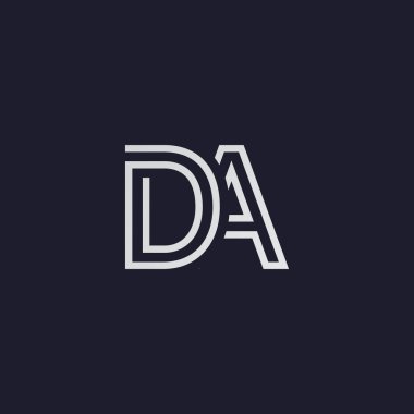 Profesyonel Yenilikçi Bölge Savcısı logosu. Minimum zarif monogram. Premium Business Artistic Alfabe sembolü ve imzası