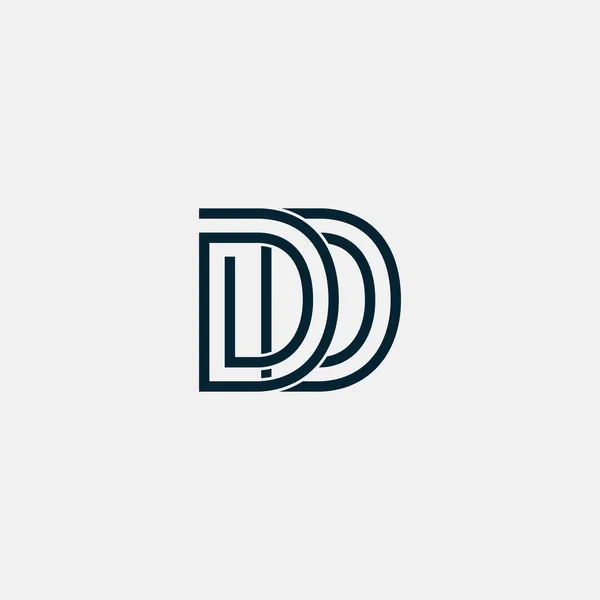Professional Innovative Initial Logo Minimal Elegantes Monogramm Künstlerisches Alphabet Symbol — Stockvektor