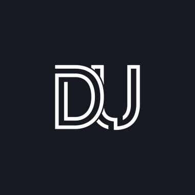 Profesyonel Yenilikçi İlk DU logosu. Minimum zarif monogram. Premium Business Artistic Alfabe sembolü ve imzası