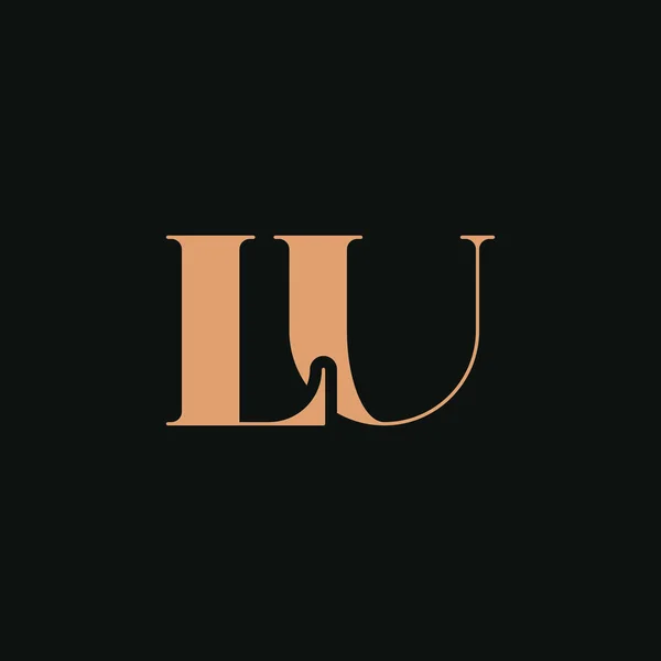 Abstracte Letter Logo Dit Logo Icoon Heeft Creatieve Wijze Een — Stockvector
