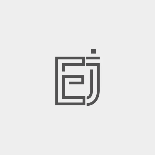 Logo Innovatif Profesional Minimal Elegan Monogram Simbol Dan Tanda Alfabet - Stok Vektor
