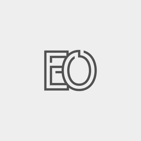 Επαγγελματικό Λογότυπο Αρχικού Ελάχιστο Κομψό Μονόγραμμα Premium Business Artistic Alphabet — Διανυσματικό Αρχείο