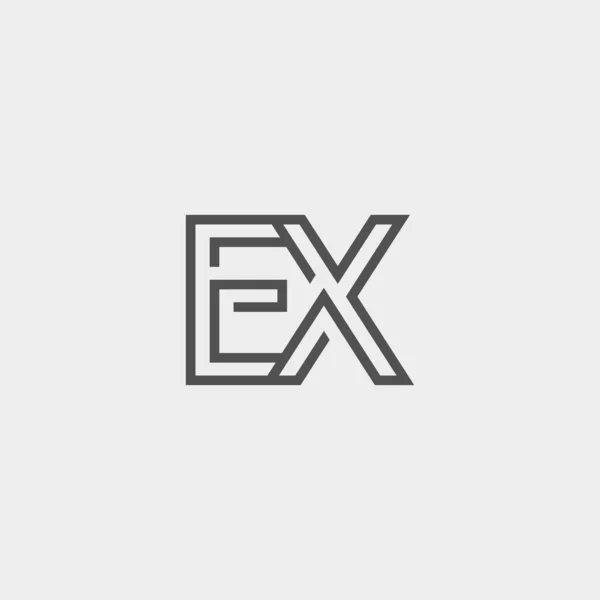Επαγγελματικό Λογότυπο Αρχική Ελάχιστο Κομψό Μονόγραμμα Premium Business Artistic Alphabet — Διανυσματικό Αρχείο