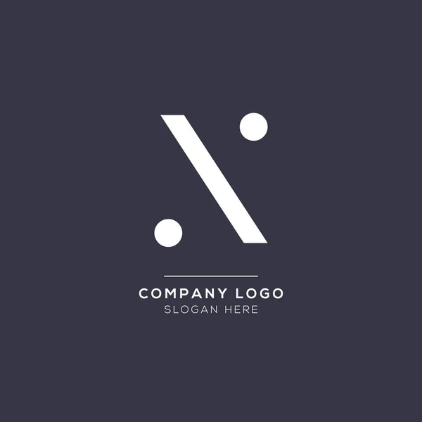 Einzigartiges Modernes Letter Business Logo Design Alphabet Icon Vector Symbol — Stockvektor