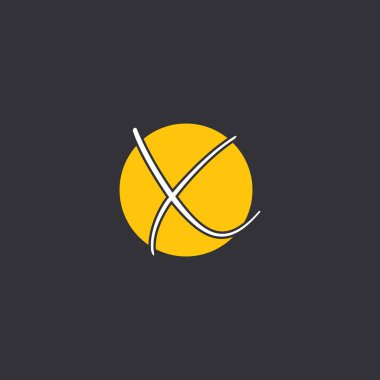 Çemberli X ilk el yazısı logosu