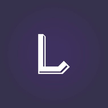 Lüks markalaşma için Premium Vektör L Logotype. Elit şirketiniz için zarif ve şık bir tasarım..