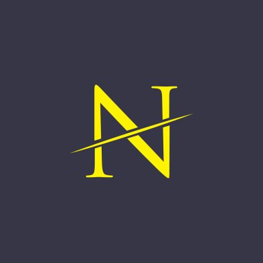 Lüks markalaşma için ilk harf Logotype. Elit şirketiniz için zarif ve şık bir tasarım..